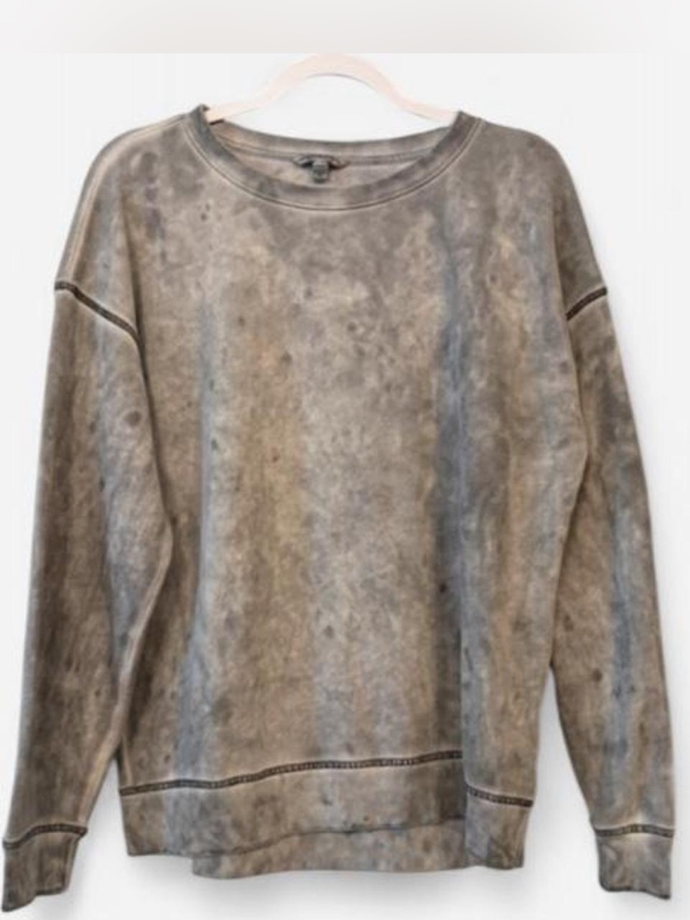 AE Washed Grey Crewneck Sweater